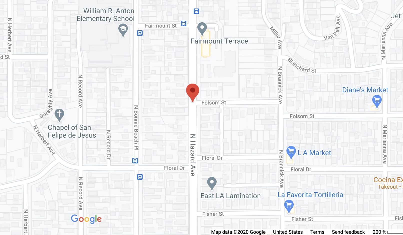 800 block of Hazard